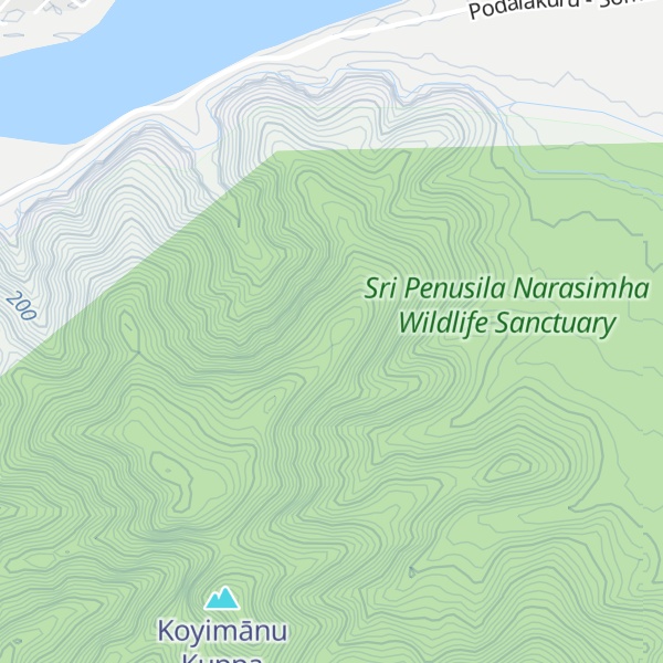 Map of Tekuthākal Gedi