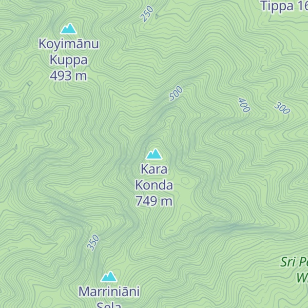 Map of Kara Konda