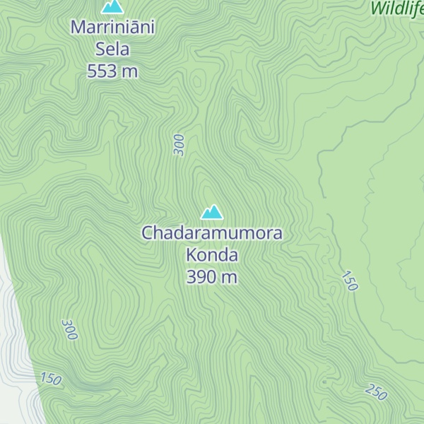 Map of Chadaramumora Konda