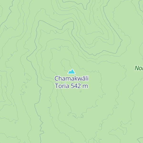 Map of Chamakwāli Toria