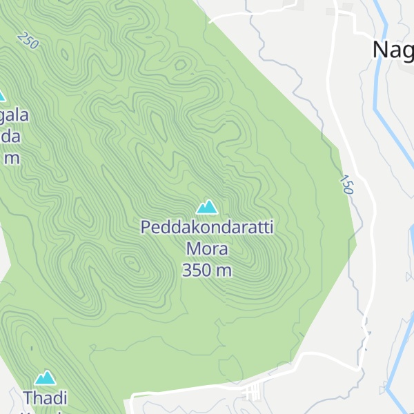 Map of Peddakondaratti Mora