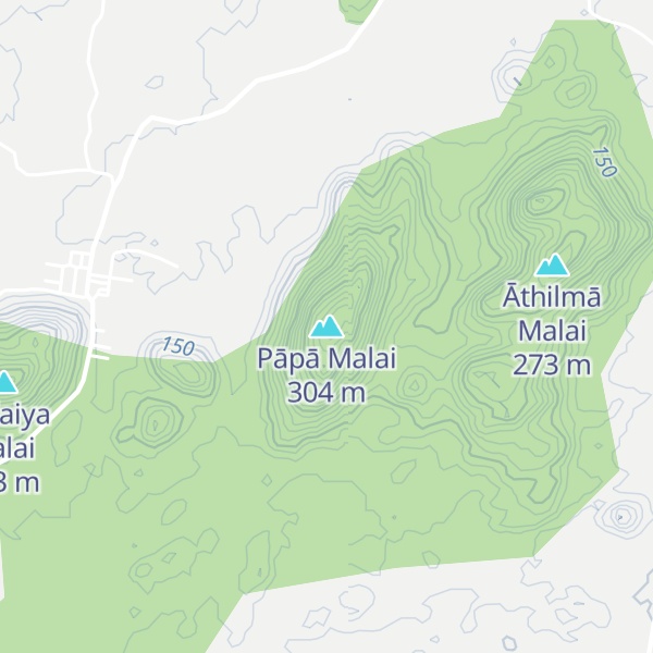 Map of Pāpā Malai
