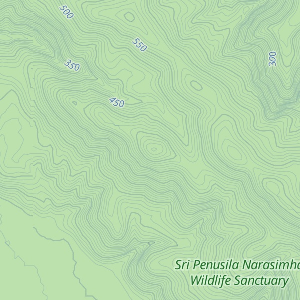 Map of Pāmulakona Gutta