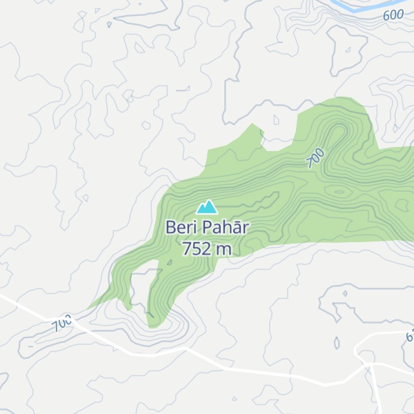 Map of Beri Pahār