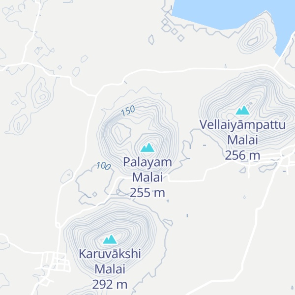 Map of Palayam Malai