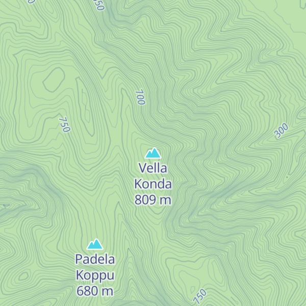 Map of Vella Konda