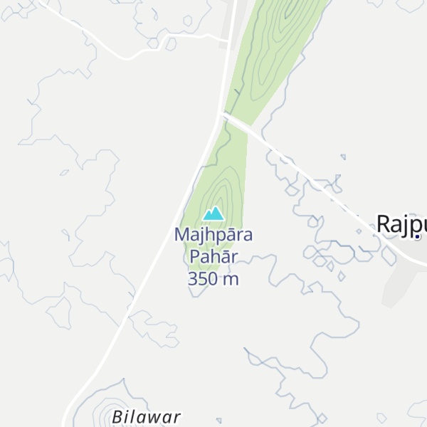 Map of Majhpāra Pahār