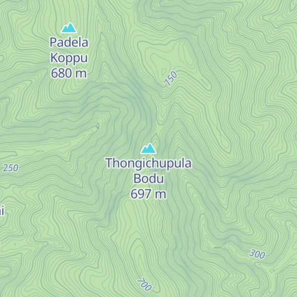 Map of Thongichupula Bodu