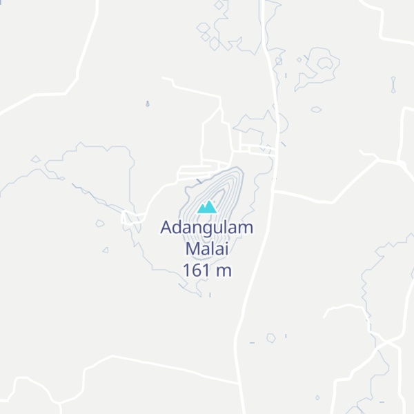 Map of Adangulam Malai
