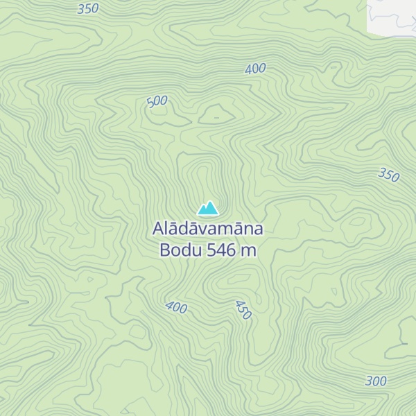 Map of Alādāvamāna Bodu