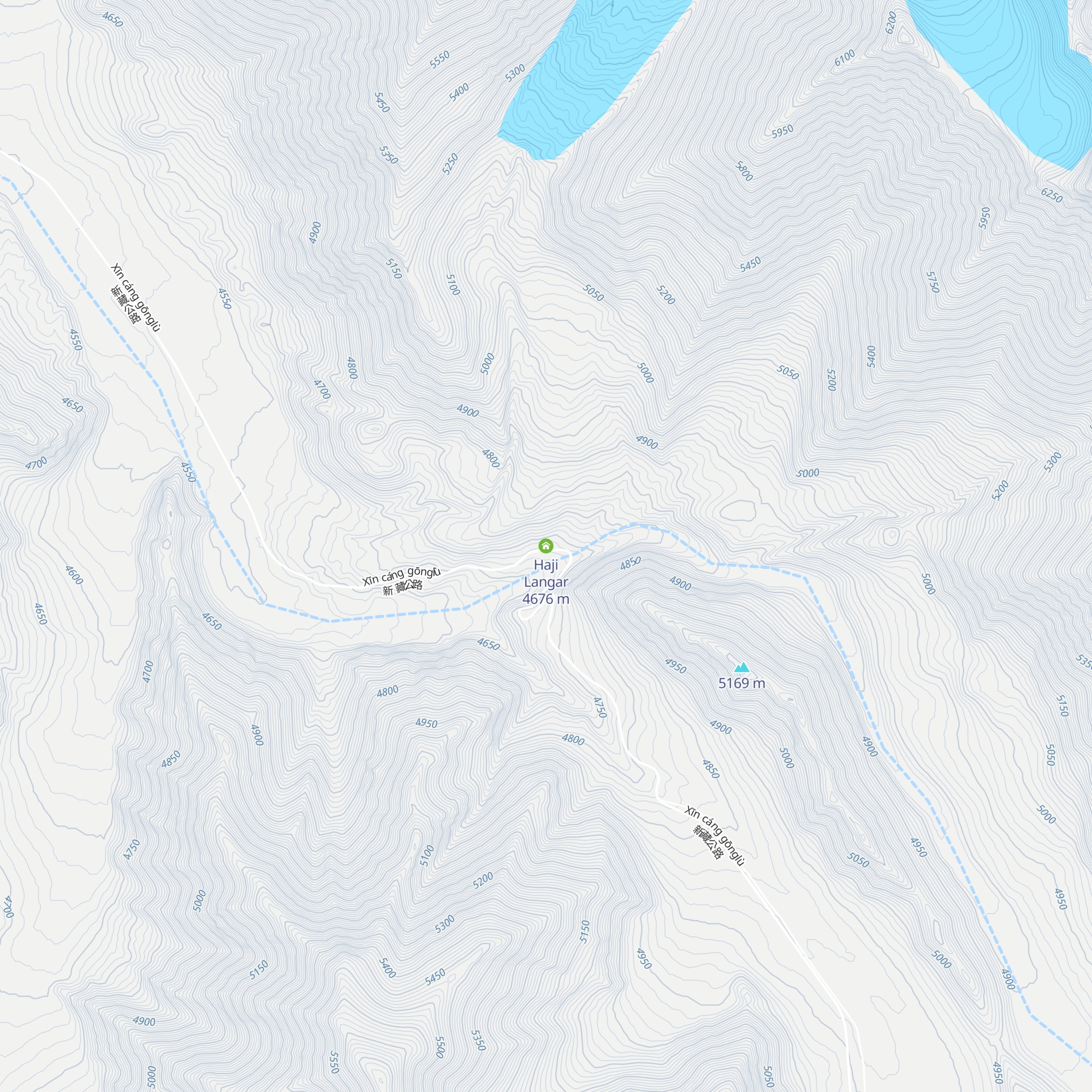 Haji Langar map