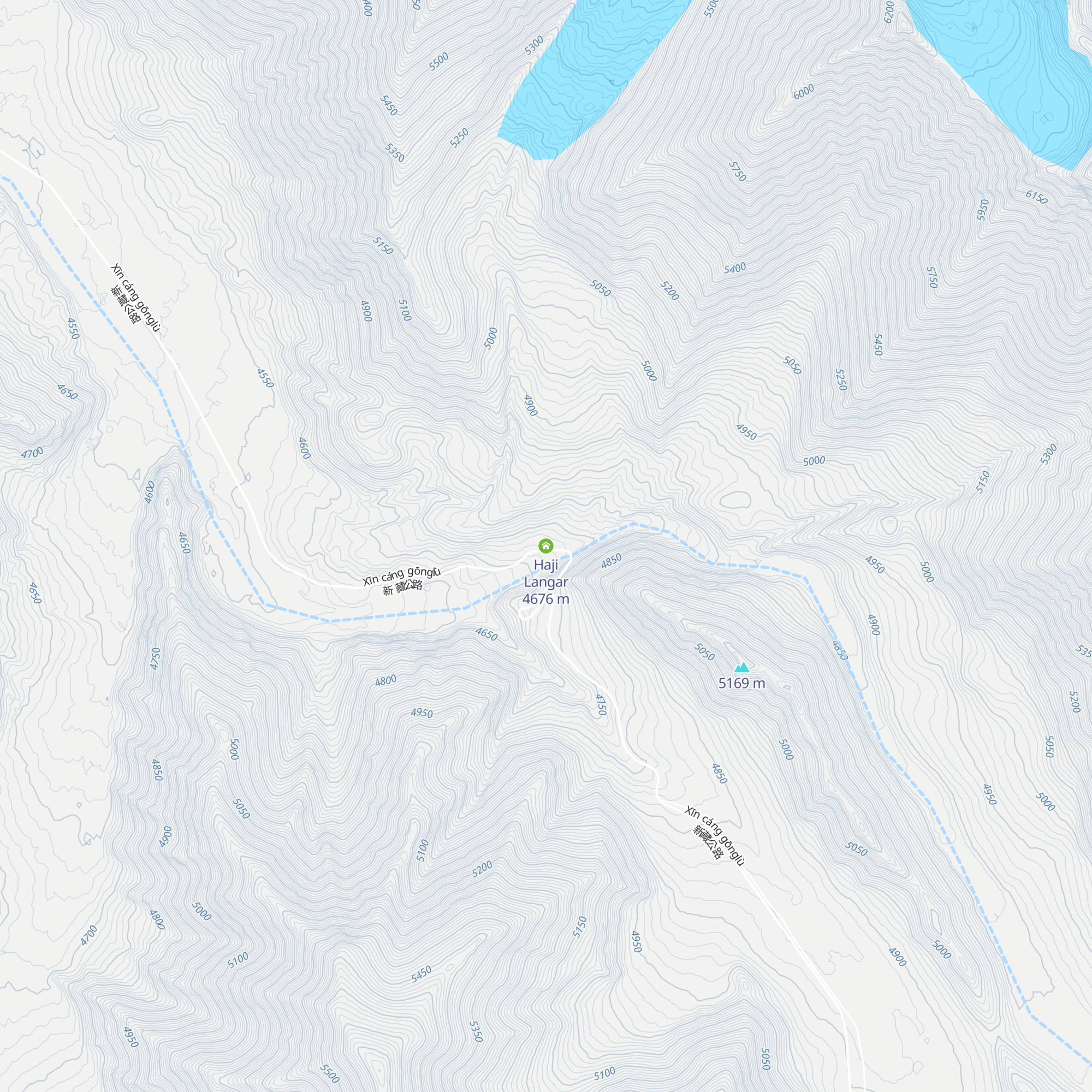 Haji Langar map