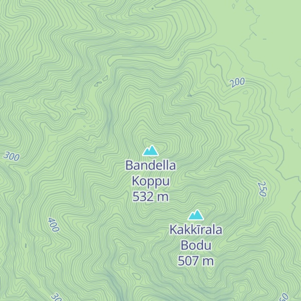 Map of Bandella Koppu