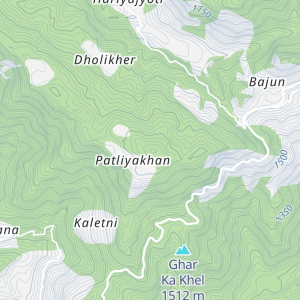 Map of Saim Dhār