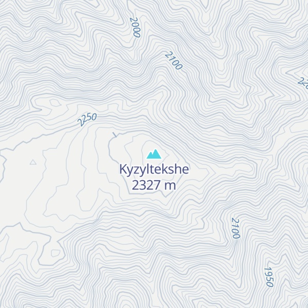Map of Kyzyltekshe