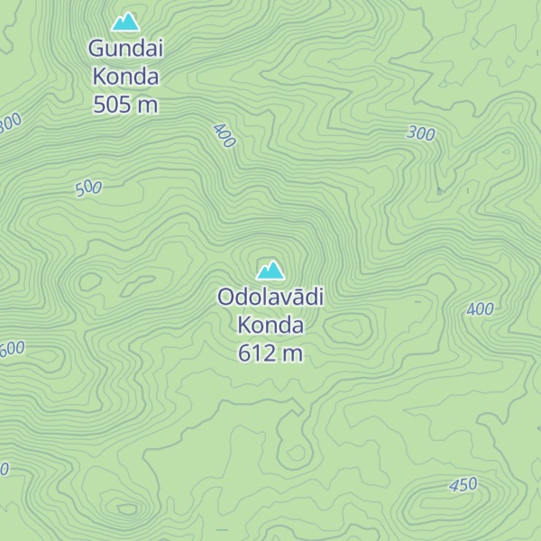 Map of Odolavādi Konda