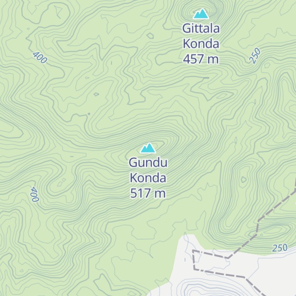 Map of Gundu Konda