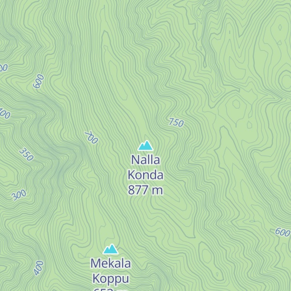 Map of Nalla Konda