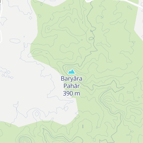 Map of Baryāra Pahār