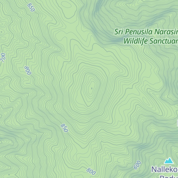 Map of Penchala Konda