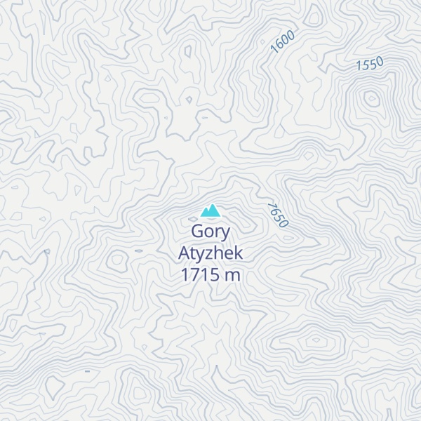 Map of Gory Atyzhek