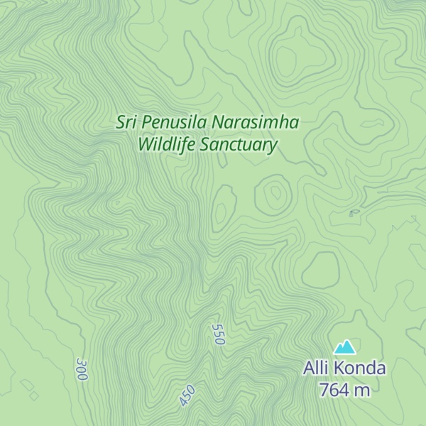 Map of Chīgati Īgala Konda