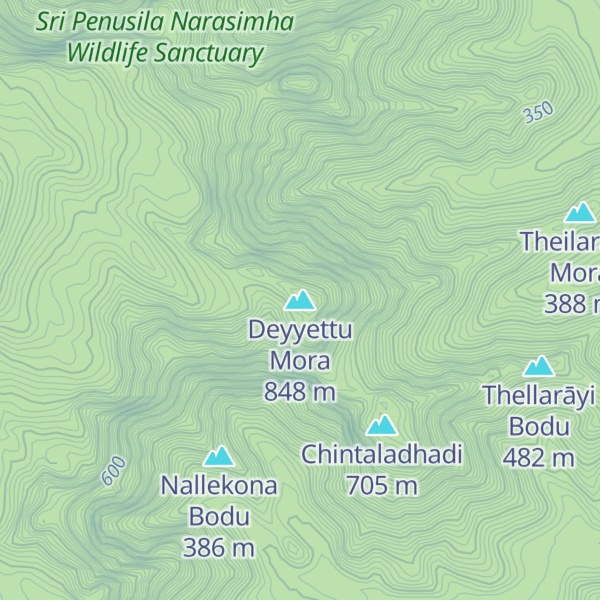 Map of Deyyettu Mora