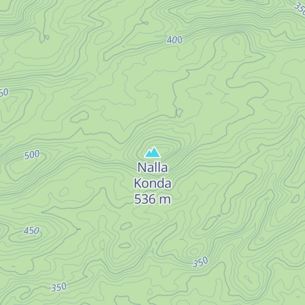 Map of Nalla Konda
