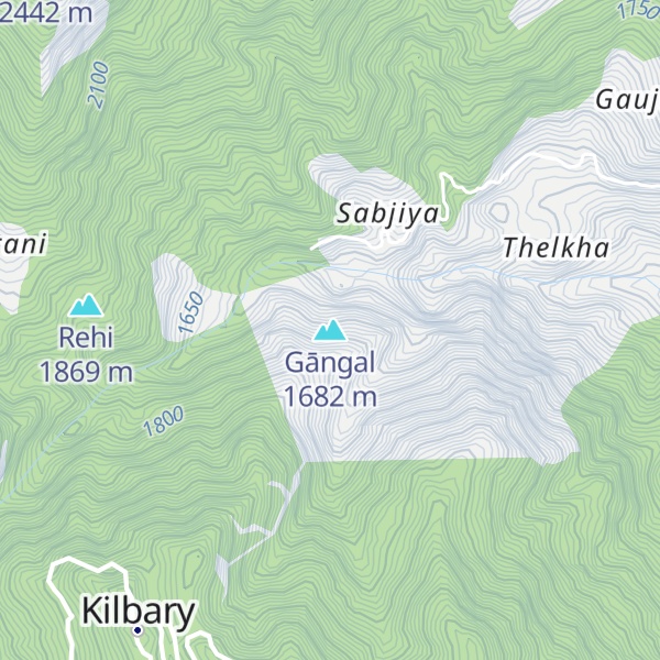 Map of Gāngal