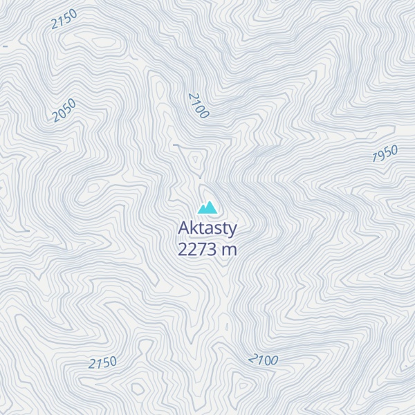 Map of Aktasty