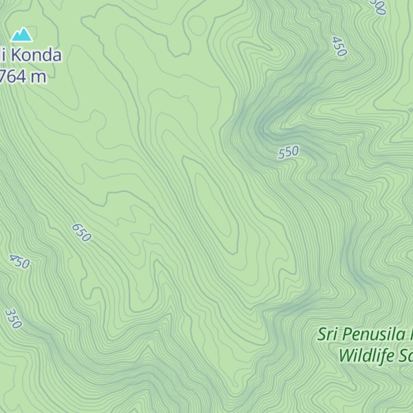 Map of Veli Konda