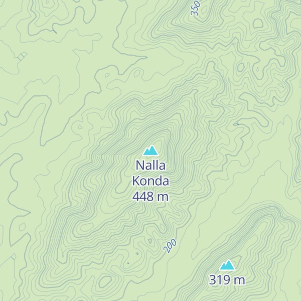 Map of Nalla Konda