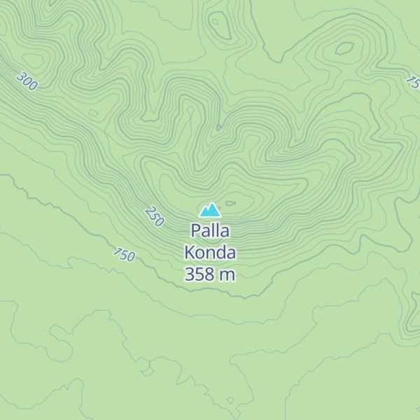 Map of Palla Konda