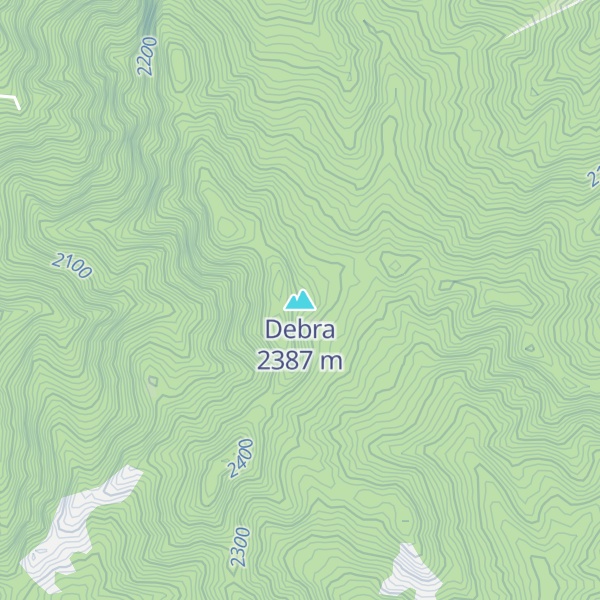 Map of Debra
