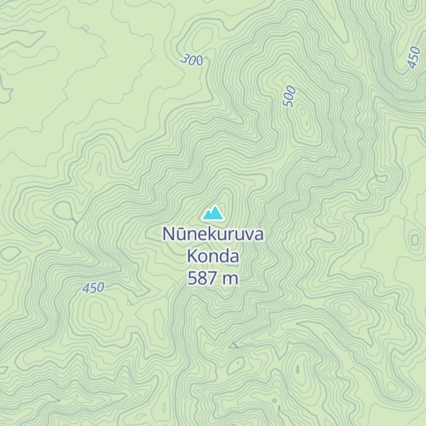 Map of Nūnekuruva Konda