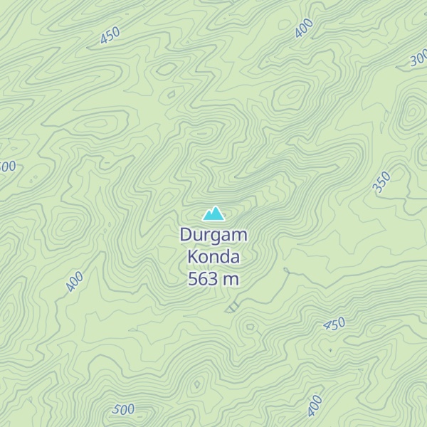 Map of Durgam Konda