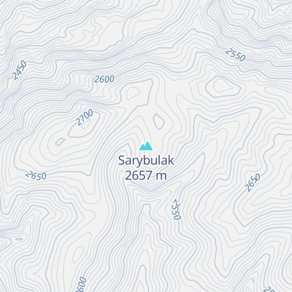 Map of Sarybulak