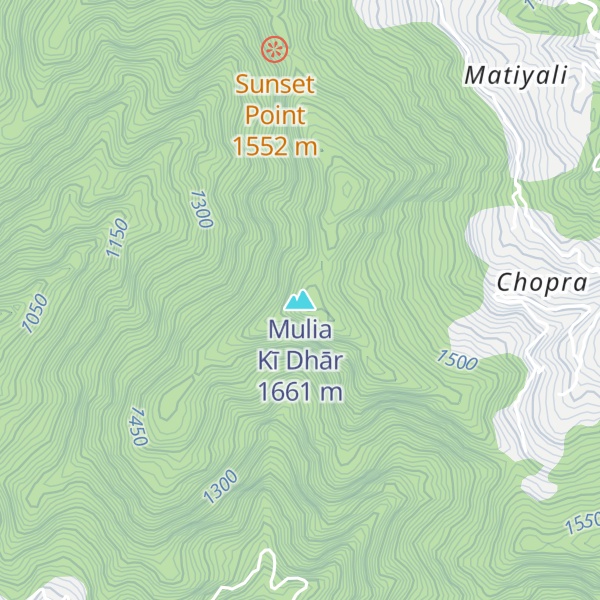 Map of Mulia Kī Dhār