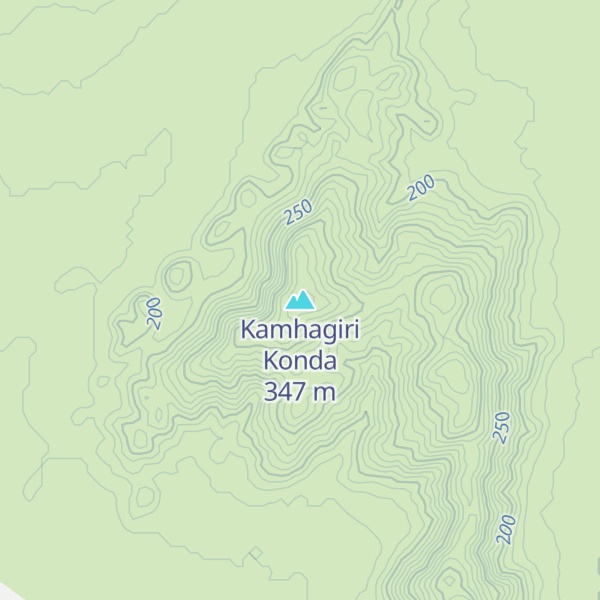 Map of Kamhagiri Konda