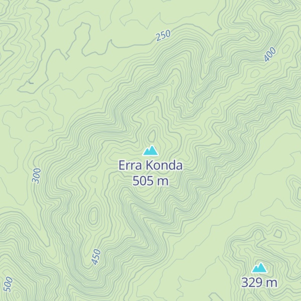 Map of Erra Konda