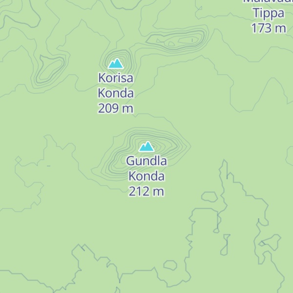 Map of Gundla Konda