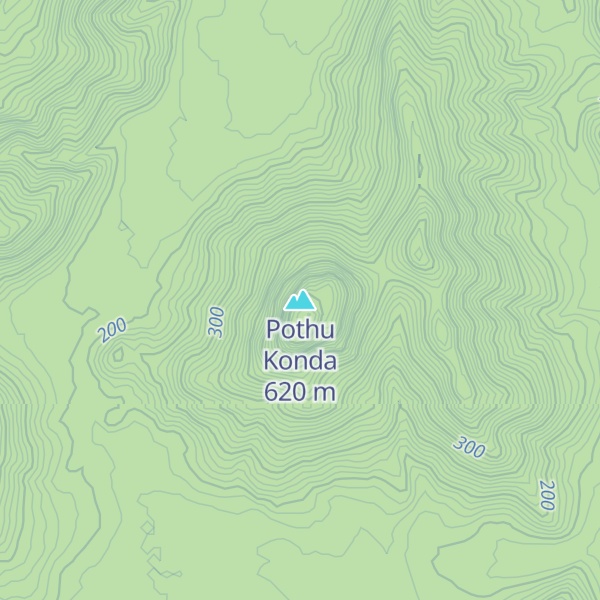 Map of Pothu Konda
