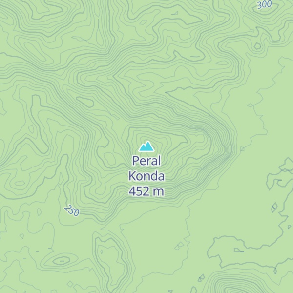 Map of Peral Konda
