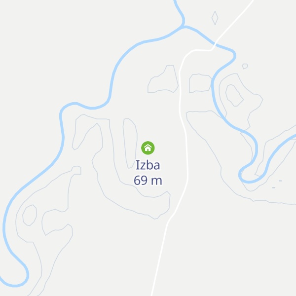 Map of Izba