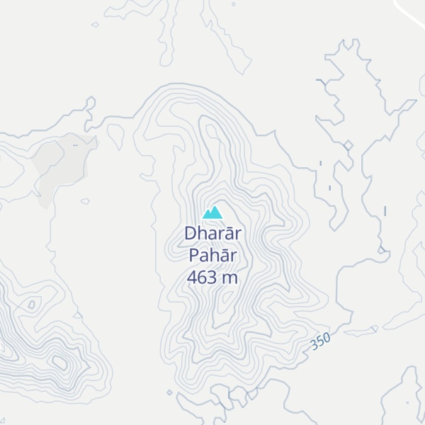 Map of Dharār Pahār
