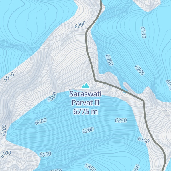 Map of Saraswati Parvat II