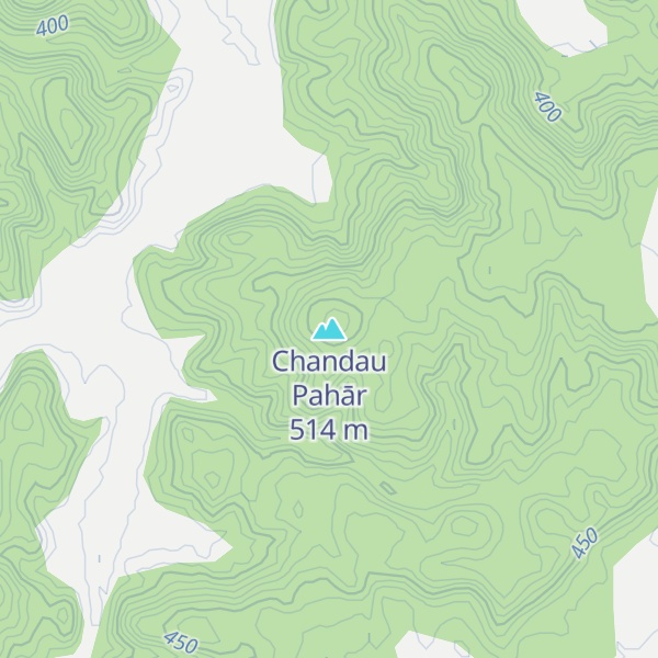 Map of Chandau Pahār