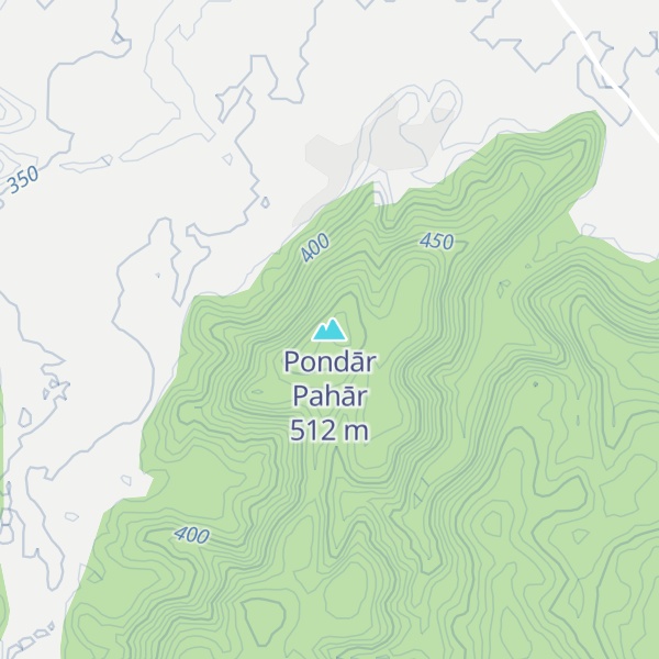 Map of Pondār Pahār
