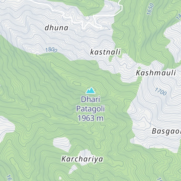 Map of Dhari Patagoli