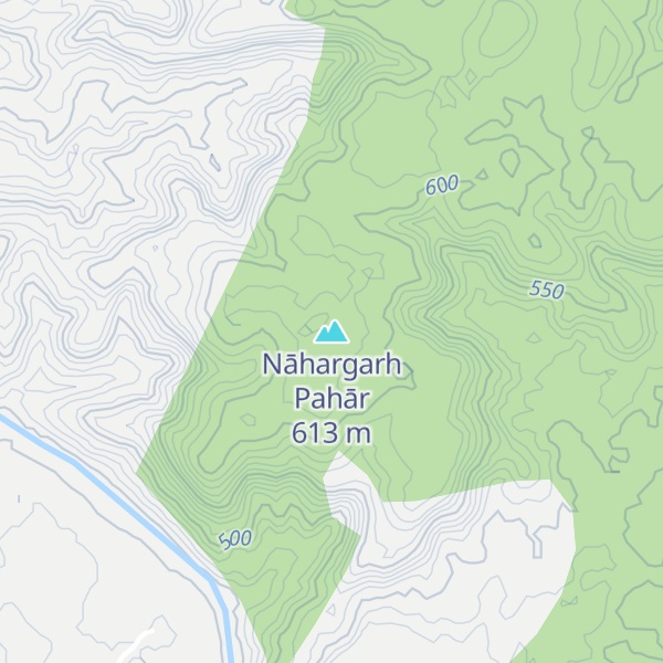 Map of Nāhargarh Pahār